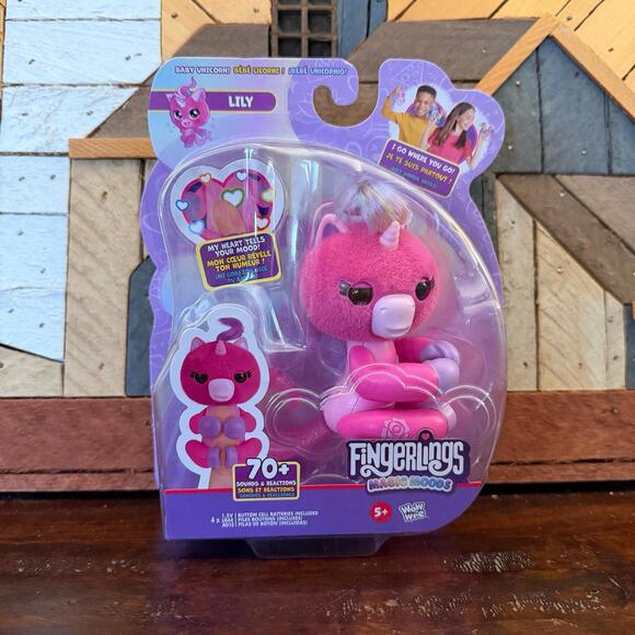 WowWee Other - WowWee Fingerlings Interactive Baby Monkey Lily